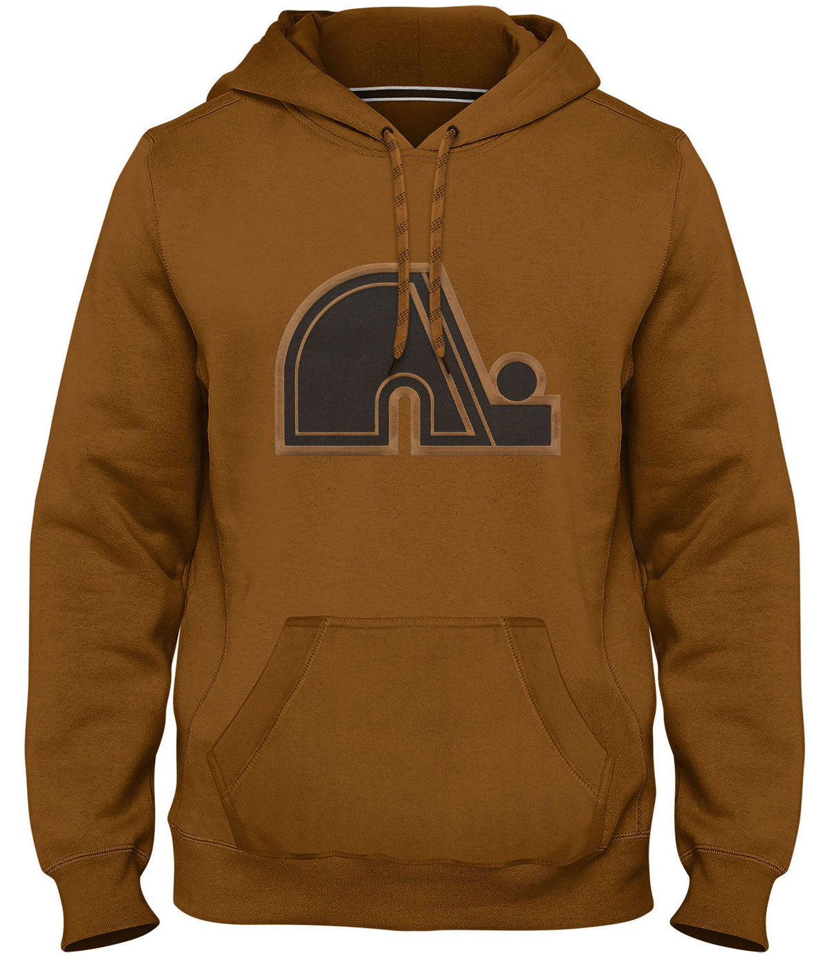 Quebec Nordiques NHL Bulletin Men Tonal Dune Express Twill Logo Hoodie product image 1, provided for visual reference and