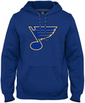 St. Louis Blues NHL Bulletin Men Royal Blue Express Twill Logo Hoodie product image 1, provided for visual reference and