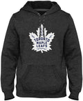 Toronto Maple Leafs NHL Bulletin Men Charcoal Express White Twill Logo Hoodie product image 1, provided for visual reference