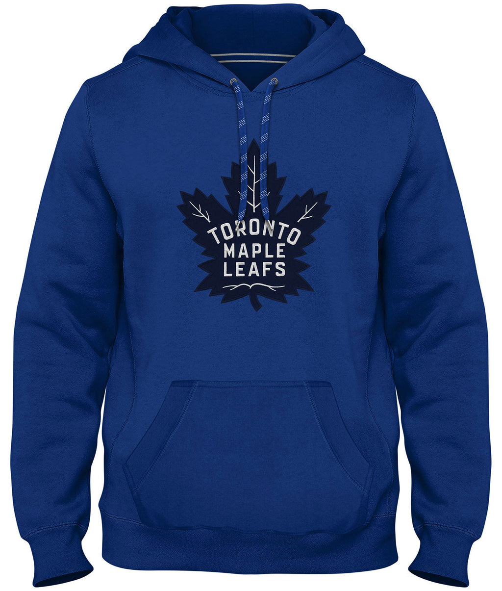Toronto Maple Leafs NHL Bulletin Men Royal Blue Express Twill Blue Logo Hoodie product image 1, provided for visual