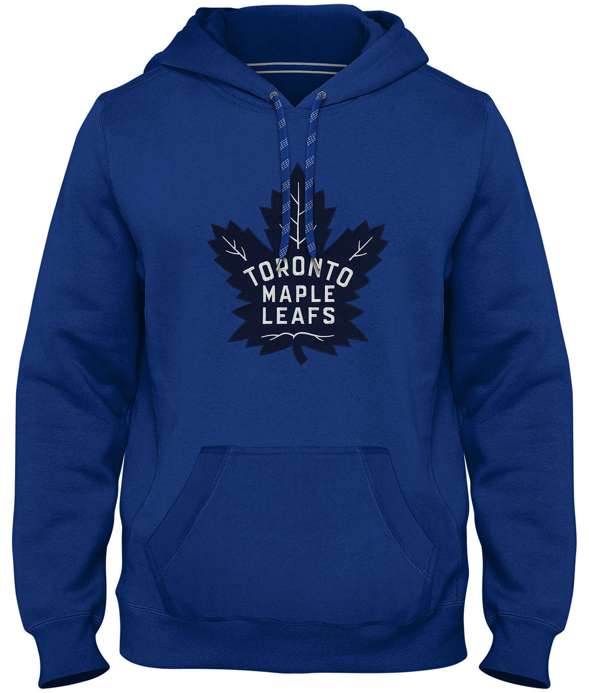Toronto Maple Leafs NHL Bulletin Men Royal Blue Express Twill Blue Logo Hoodie product image 1, provided for visual