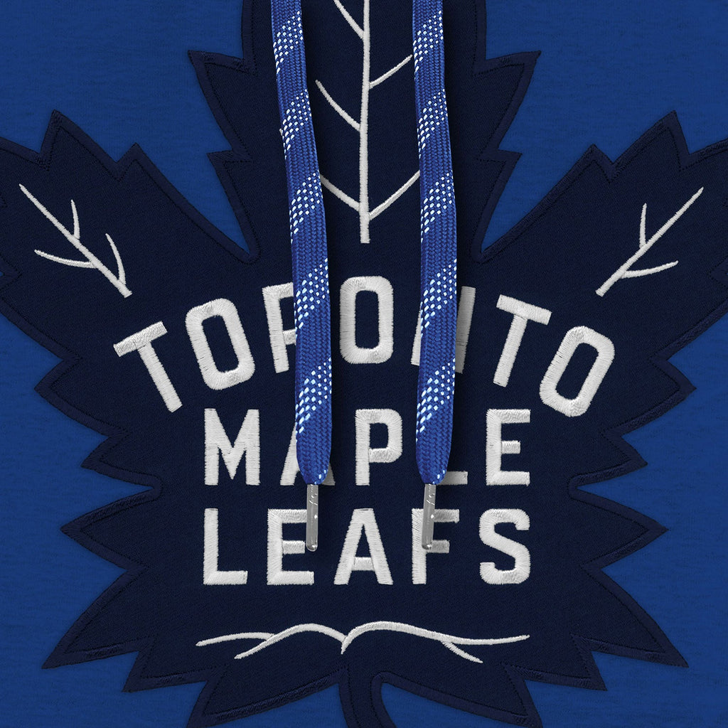 Toronto Maple Leafs NHL Bulletin Men Royal Blue Express Twill Blue Logo Hoodie product image 2, provided for visual
