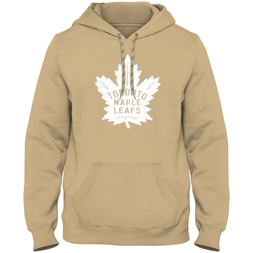 Toronto Maple Leafs NHL Bulletin Men Wheat Tonal Twill Logo Hoodie product image 1, provided for visual reference and