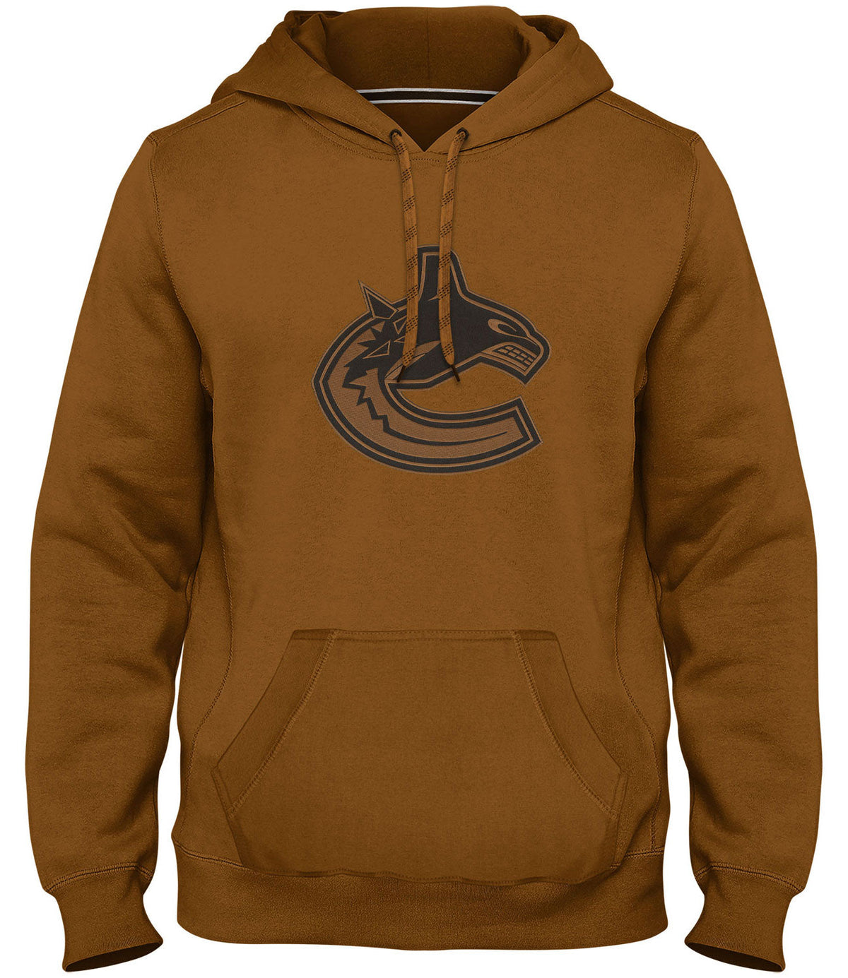 Vancouver Canucks NHL Bulletin Men Tonal Dune Express Twill Logo Hoodie product image 1, provided for visual reference and