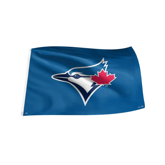 Toronto Blue Jays MLB TSV 3'x5' Team Wall Flag product image 1, provided for visual reference and product detail review
