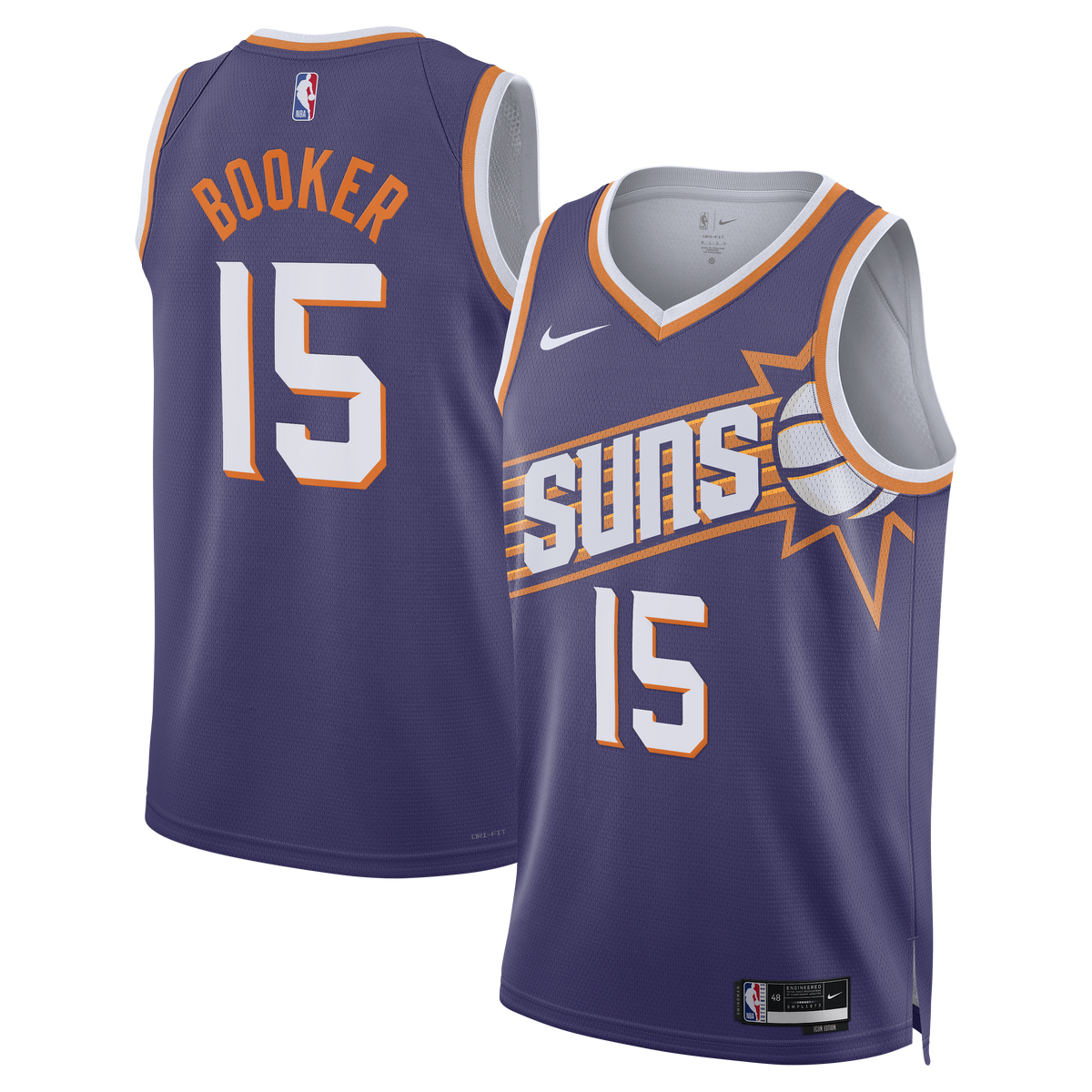 Devin Booker Phoenix Suns Icon Edition Swingman Purple product image 1