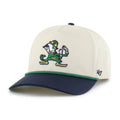 Notre Dame Fighting Irish NCAA 47 Brand Men Natural Rope Two Tone Hitch Snapback Hat product image 1, provided for visual