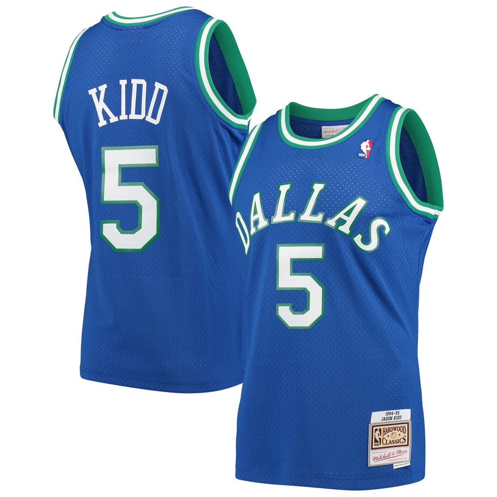 Jason Kidd Dallas Mavericks Blue 1994-95 Hardwood Classics product image 2