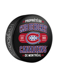 Montreal Canadiens NHL Inglasco Property Of Souvenir Collector Hockey Puck product image 1, provided for visual reference