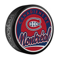 Montreal Canadiens NHL Inglasco Embroidered Patch Insert Design Box Hockey Puck product image 1, provided for visual