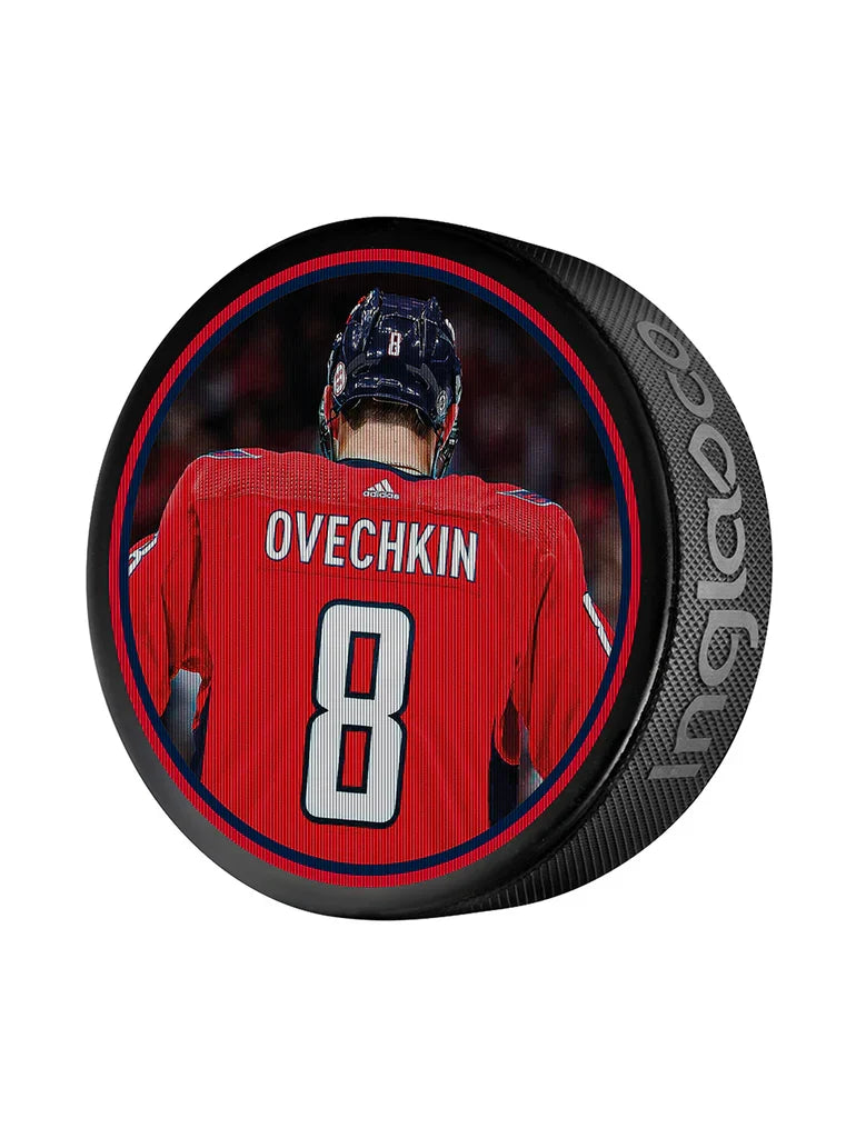 Alexander Ovechkin Washington Capitals NHL Inglasco 895 All-Time Goals Lenticular Hockey Puck product image 2, provided for