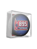 Alexander Ovechkin Washington Capitals NHL Inglasco 895 All-Time Goals Cube Hockey Puck product image 1, provided for visual