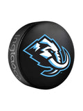 Utah Mammoth NHL Inglasco Basic Souvenir Hockey Puck product image 1, provided for visual reference and product detail review