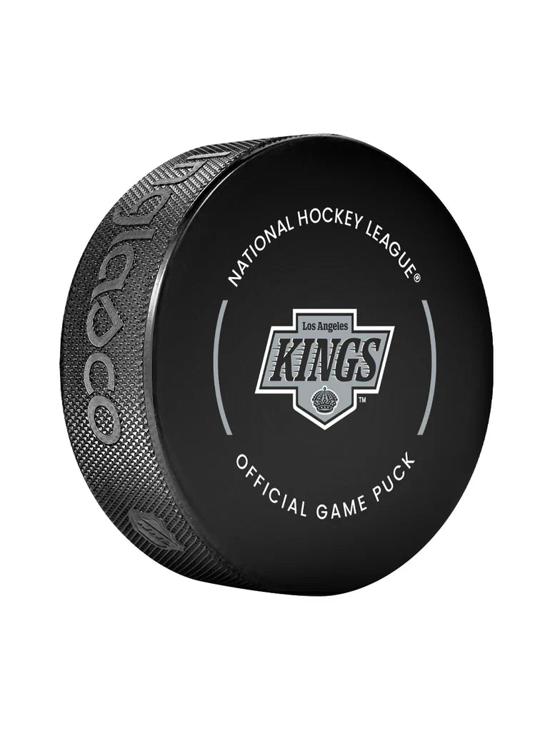 Los Angeles Kings NHL Inglasco 2025-26 Officially Licensed Game Hockey Puck product image 2, provided for visual reference