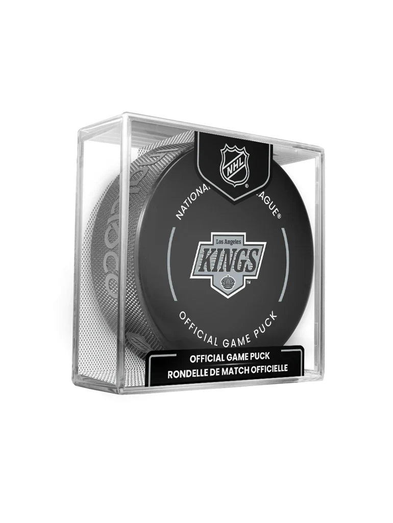 Los Angeles Kings NHL Inglasco 2025-26 Officially Licensed Game Hockey Puck product image 1, provided for visual reference