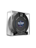 4 Nations Face-Off NHL Inglasco 2025 Final Championship Officially Licensed Game Hockey Puck product image 1, provided for