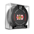 Chicago Blackhawks NHL Inglasco 2025-26 100th Anniversary Officially Licensed Game Hockey Puck product image 1, provided for
