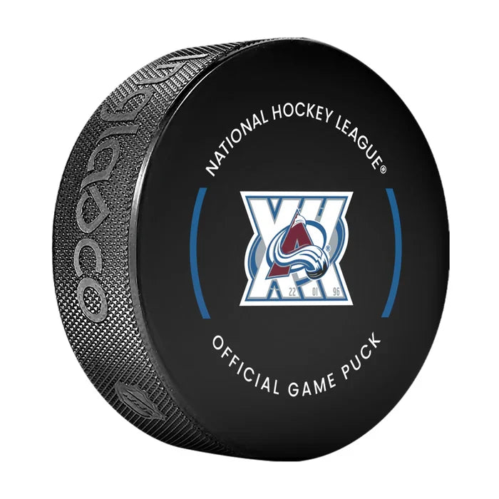 Colorado Avalanche NHL Inglasco 2025-26 30th Anniversary Officially Licensed Game Hockey Puck product image 3, provided for