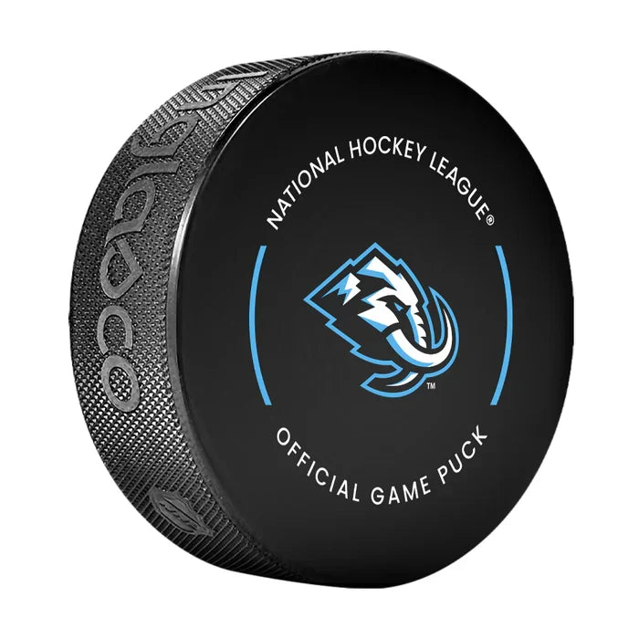 Utah Mammoth NHL Inglasco 2025-26 Officially Licensed Game Hockey Puck product image 3, provided for visual reference and