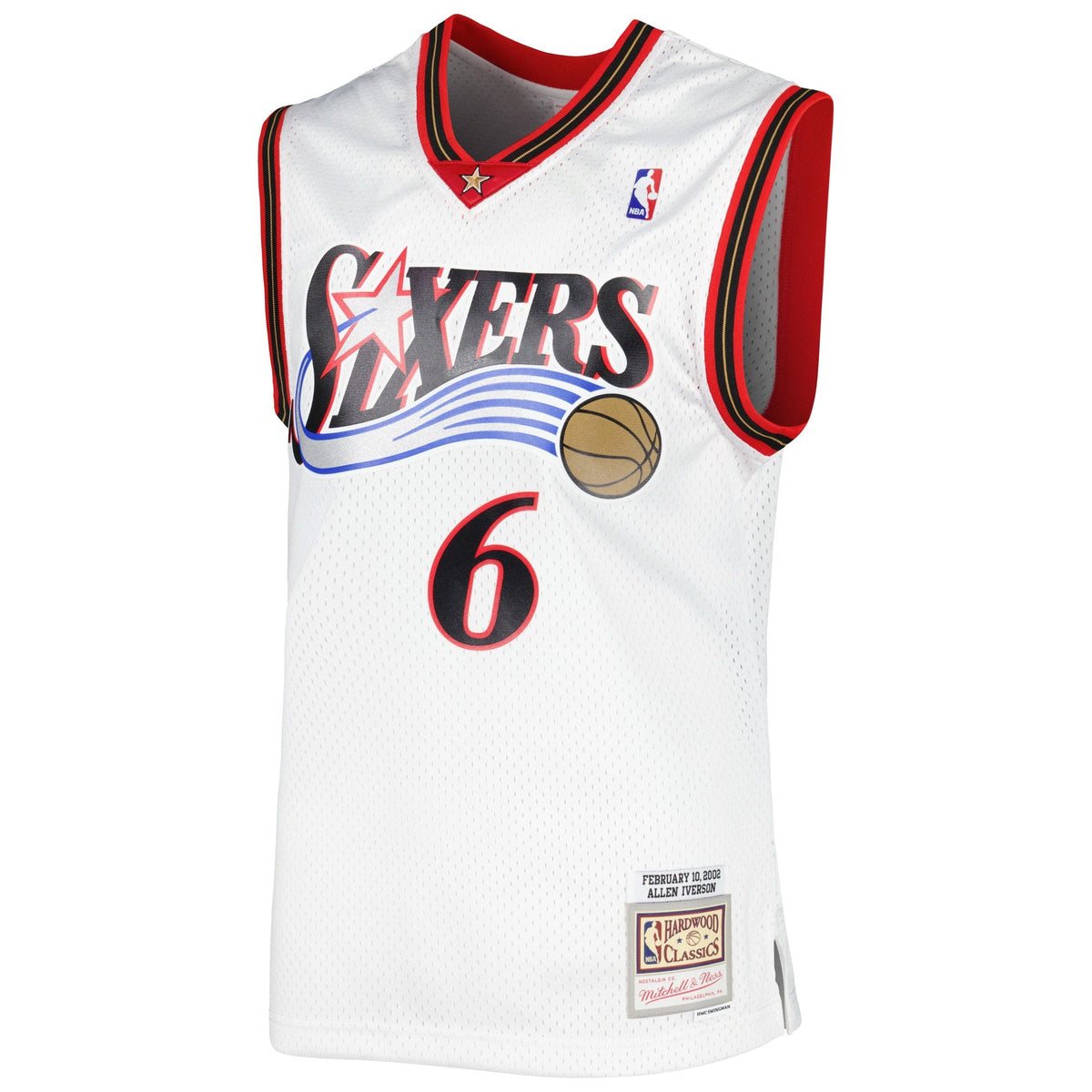 Allen Iverson Philadelphia 76ers White 2002/03 Hardwood product image 3