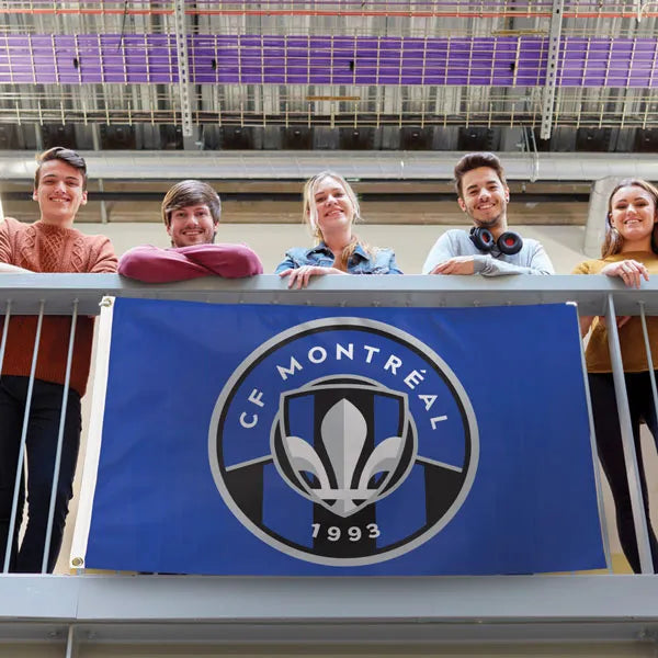 CF Montreal MLS WinCraft 3'x5' Team Flag product image 2, provided for visual reference and product detail review