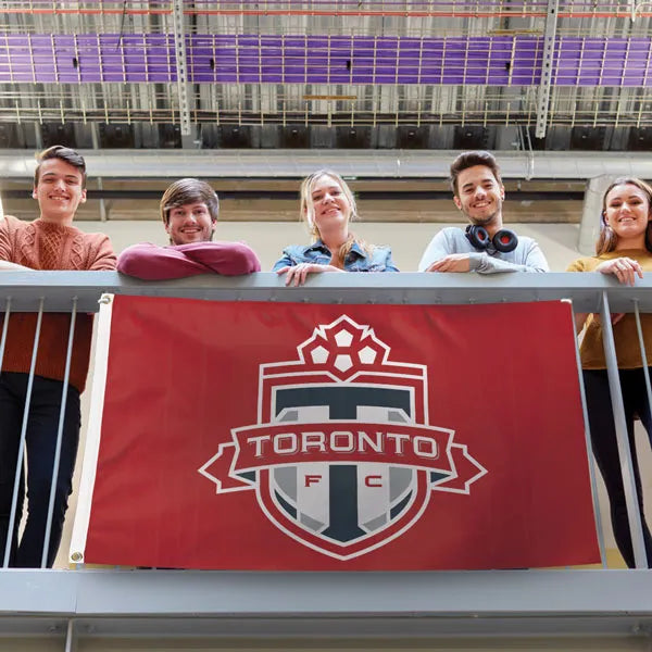 Toronto FC MLS WinCraft 3'x5' Team Flag product image 2, provided for visual reference and product detail review