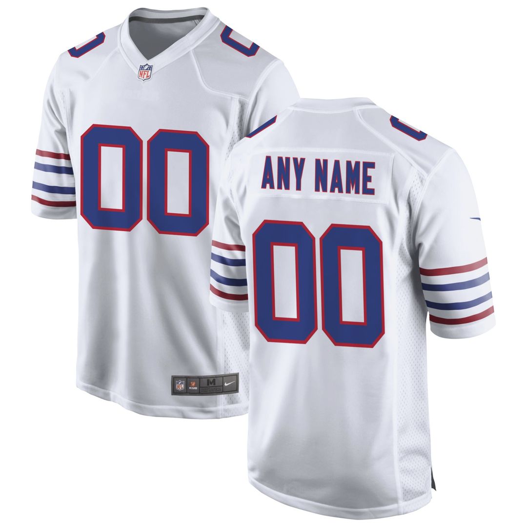 Buffalo Bills Nike White Alternate Custom Jersey product image 1
