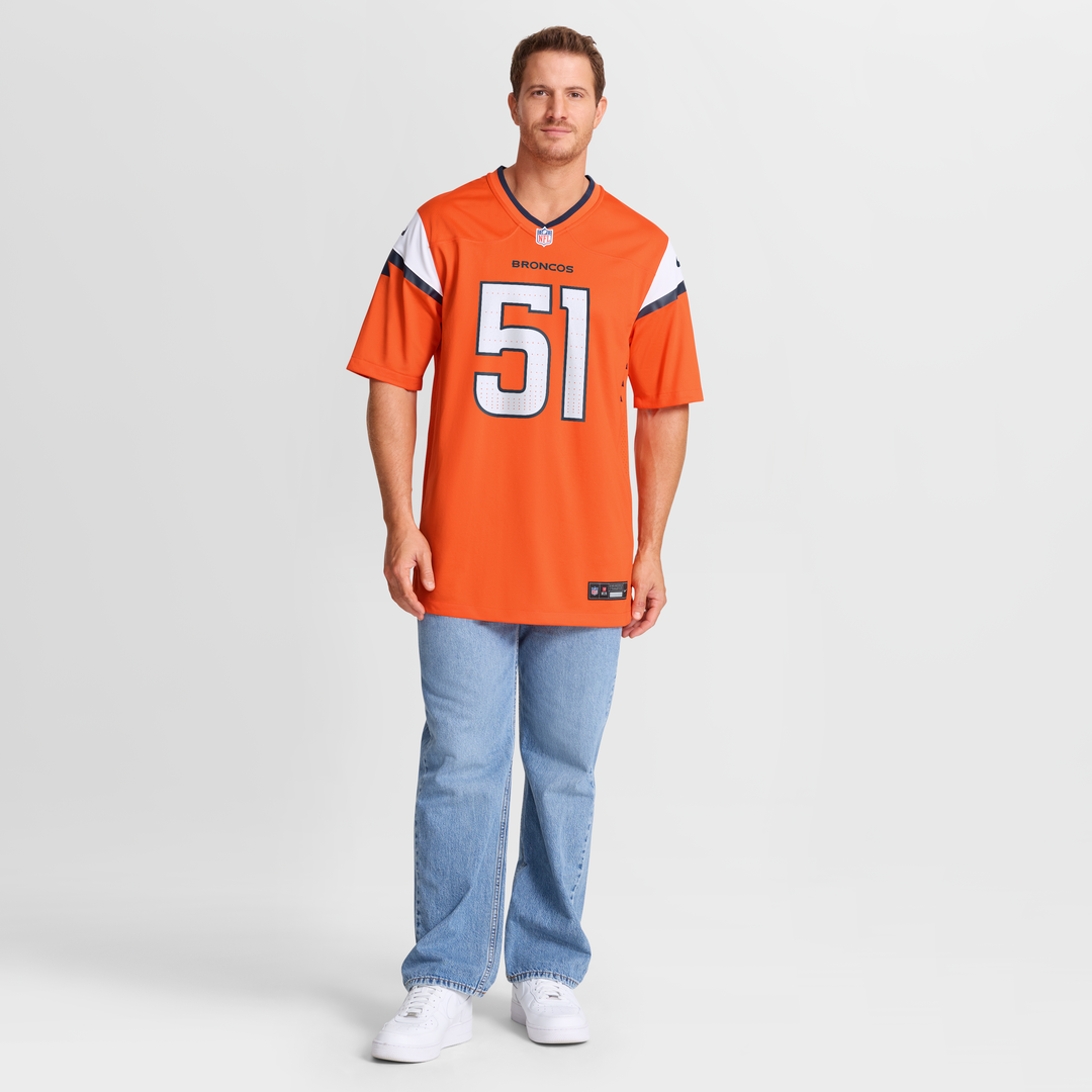 Denver Broncos Que Robinson Nike Orange Game Jersey product image 7