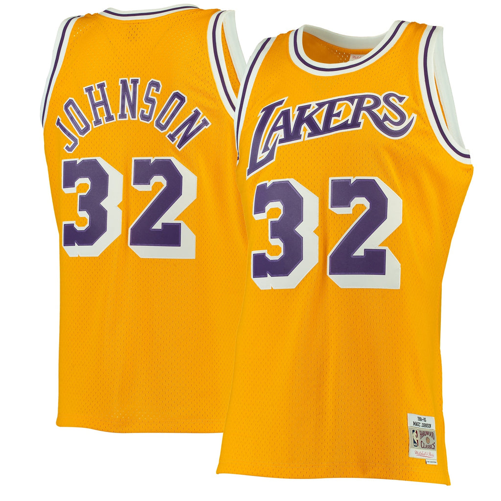 Magic Johnson Los Angeles Lakers Gold 1984-85 Hardwood product image 1