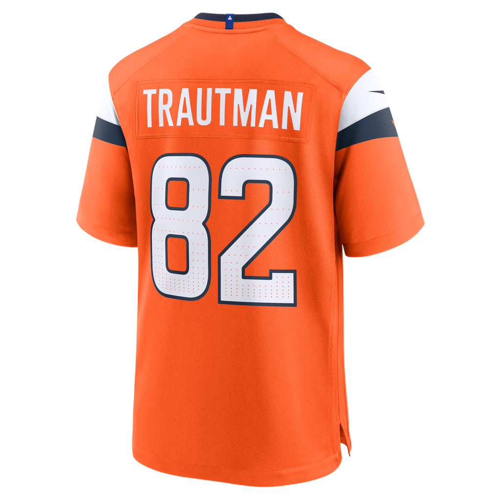 Denver Broncos Adam Trautman Nike Orange Game Jersey product image 3