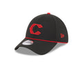Cincinnati Reds MLB New Era Men Black 39Thirty 2023 City Connect Stretch Fit Hat product image 1, provided for visual
