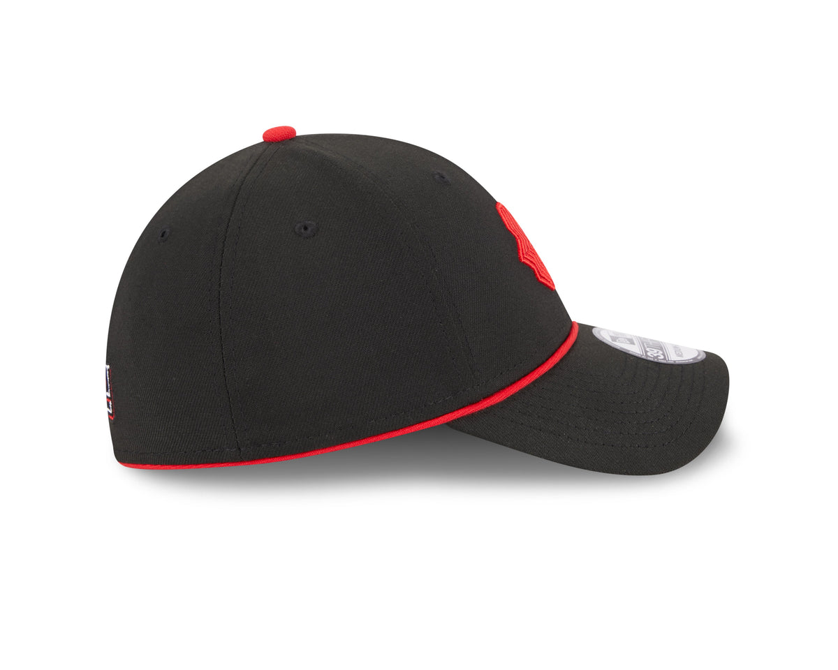 Cincinnati Reds MLB New Era Men Black 39Thirty 2023 City Connect Stretch Fit Hat product image 7, provided for visual