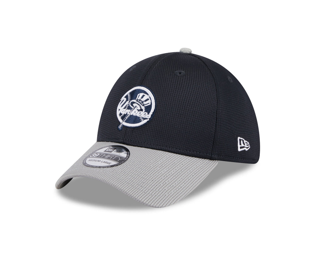 New York Yankees MLB New Era Men Navy 39Thirty 2025 Batting Practice Stretch Fit Hat product image 1, provided for visual