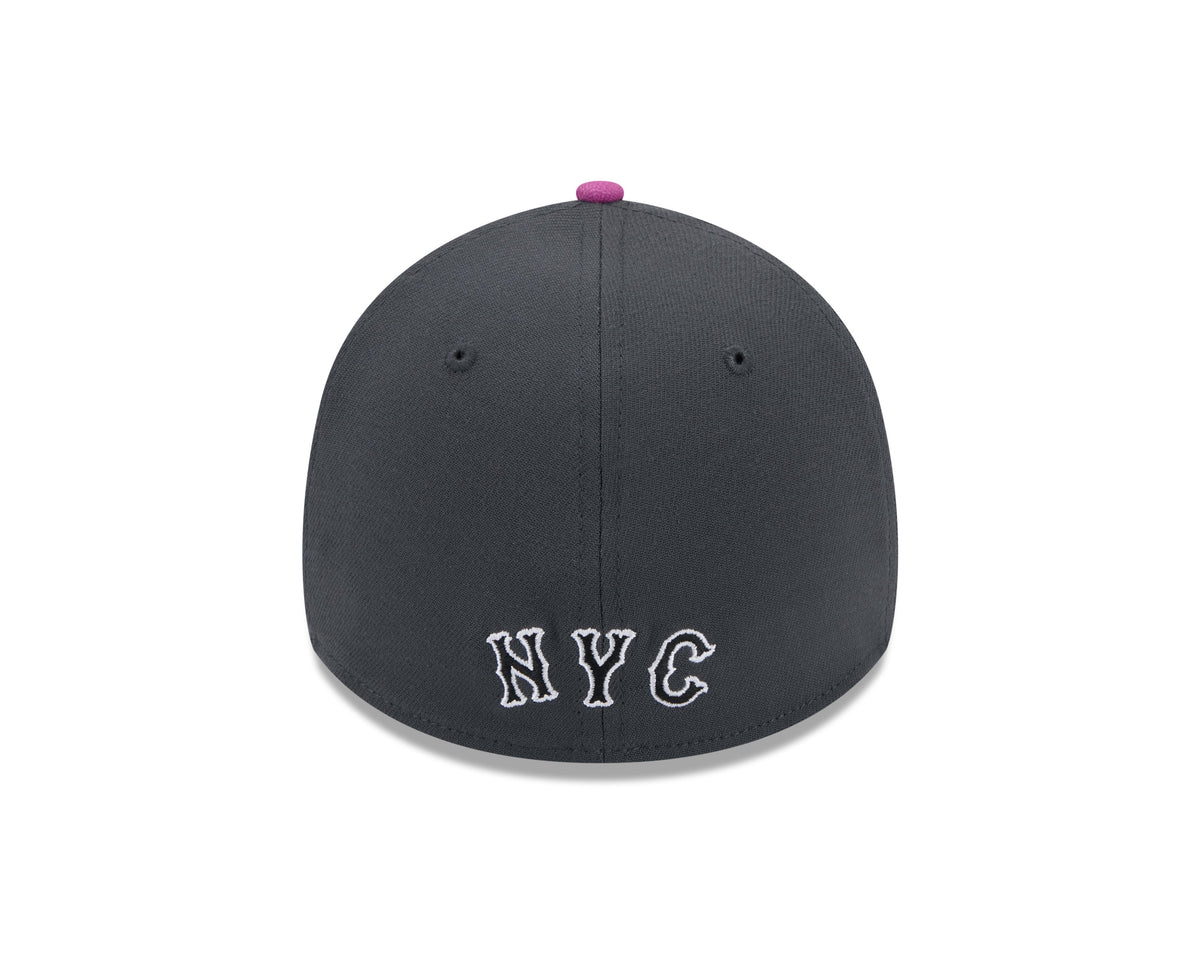 New York Mets MLB New Era Men Grey 39Thirty 2024 City Connect Stretch Fit Hat product image 2, provided for visual reference