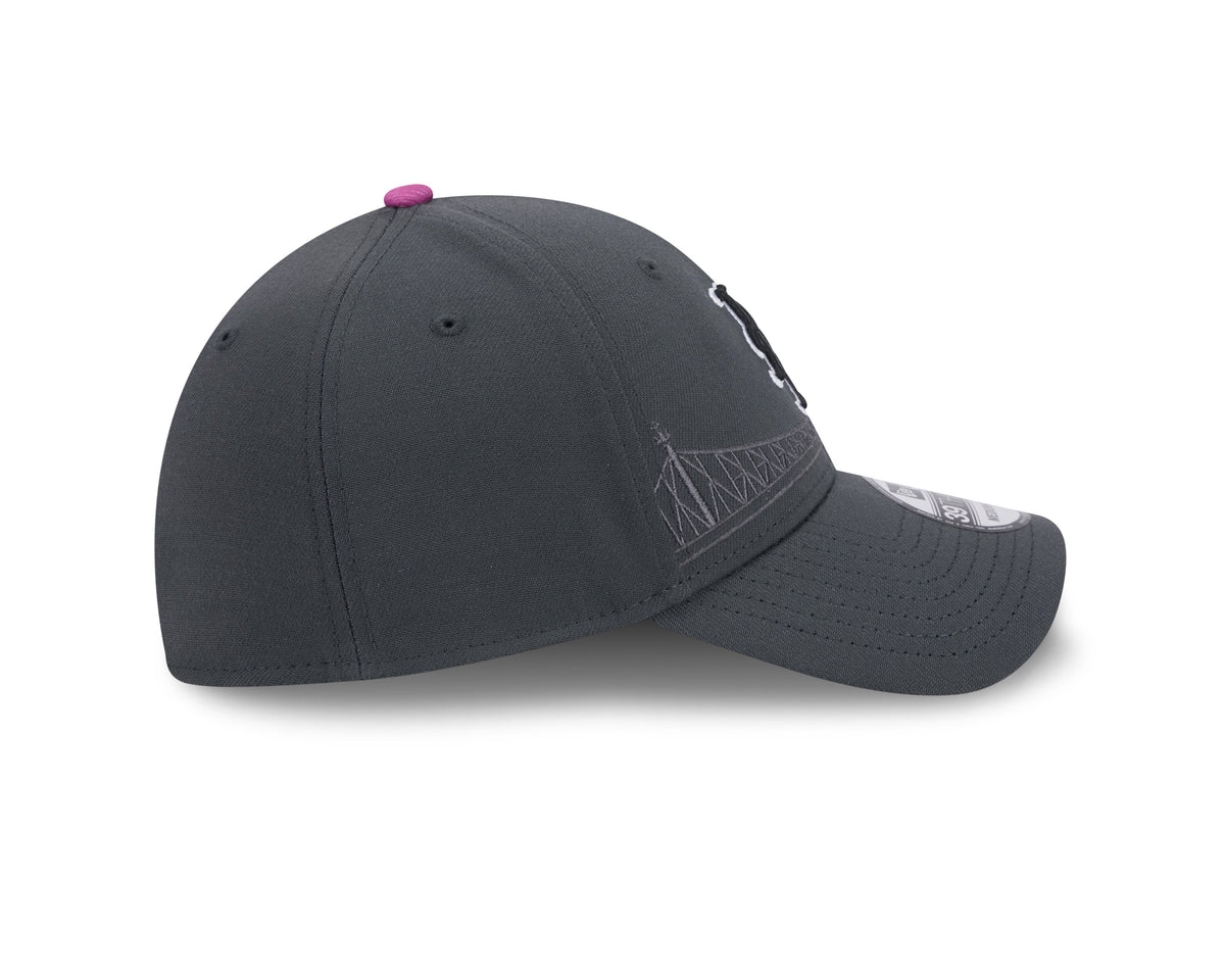 New York Mets MLB New Era Men Grey 39Thirty 2024 City Connect Stretch Fit Hat product image 7, provided for visual reference