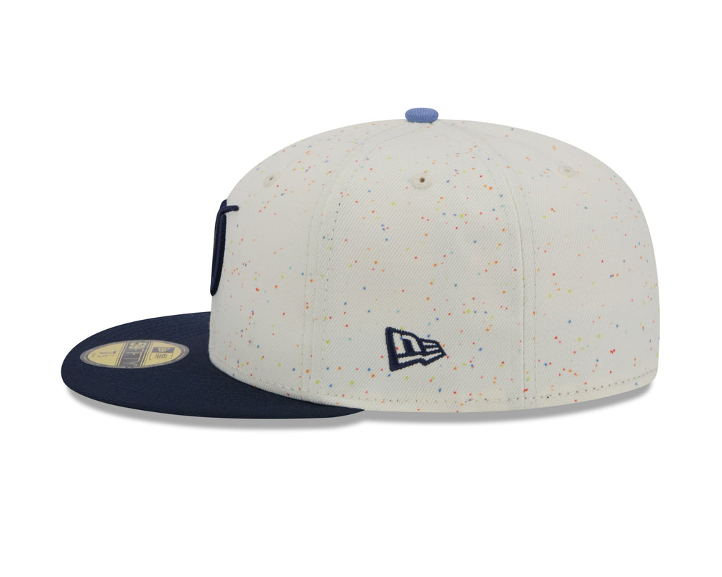 Los Angeles Dodgers MLB New Era Beige/Black 59Fifty 2024 City Connect Fitted Hat product image 7, provided for visual