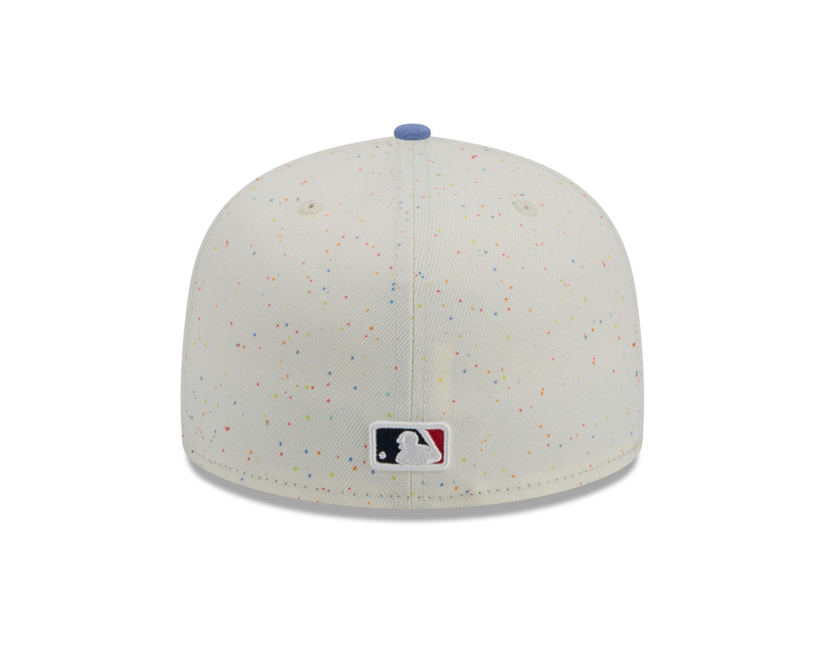 Los Angeles Dodgers MLB New Era Beige/Black 59Fifty 2024 City Connect Fitted Hat product image 2, provided for visual