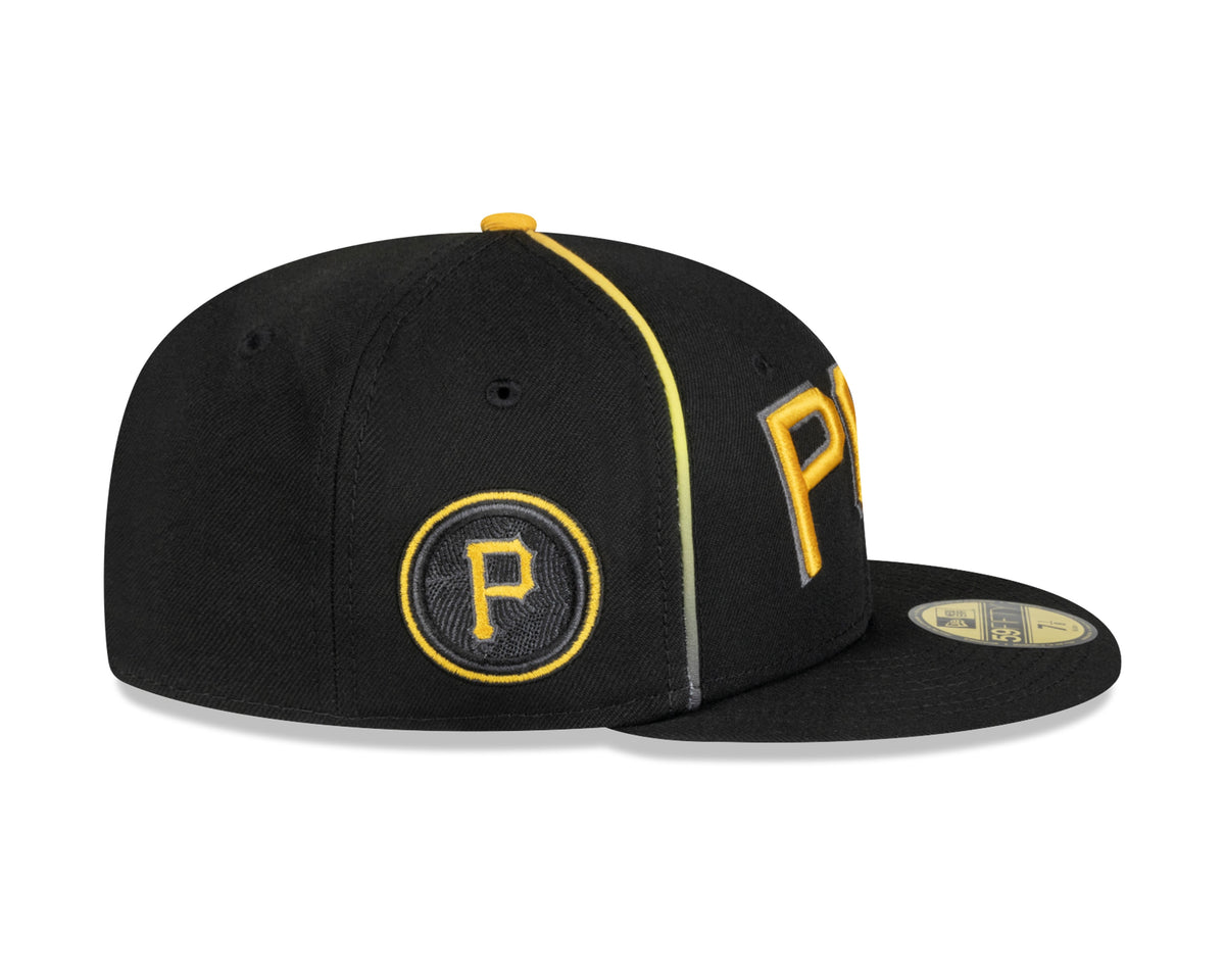 Pittsburgh Pirates MLB New Era Men Black 59Fifty 2023 City Connect Fitted Hat product image 3, provided for visual reference