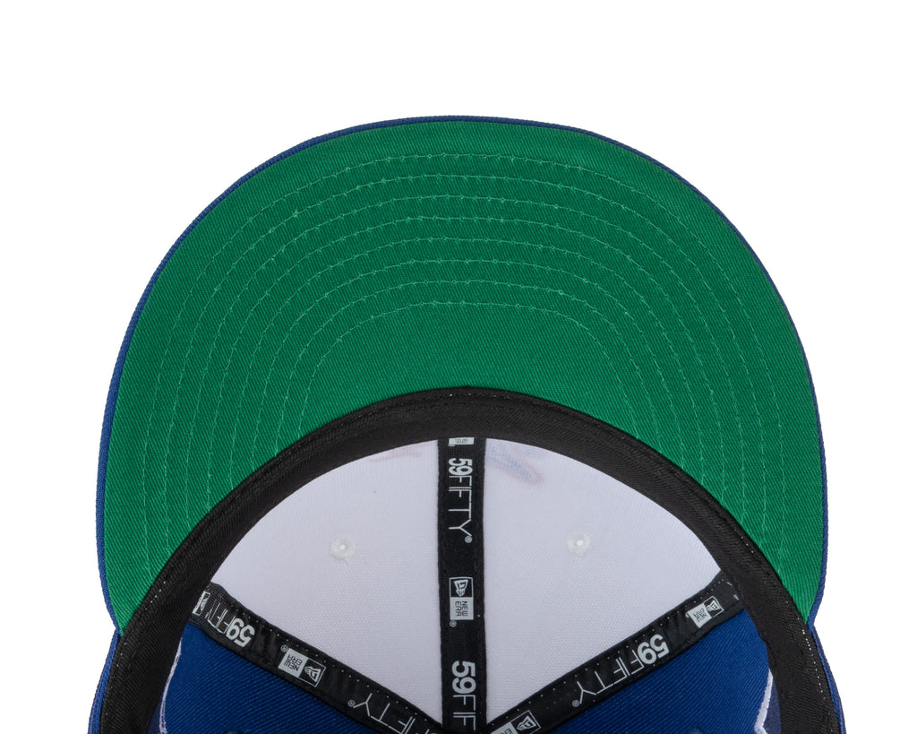 Atlanta Braves MLB New Era Men White/Royal 59Fifty 2023 City Connect Fitted Hat product image 4, provided for visual