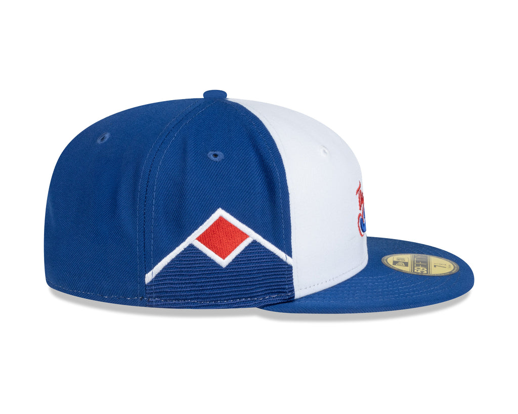 Atlanta Braves MLB New Era Men White/Royal 59Fifty 2023 City Connect Fitted Hat product image 6, provided for visual