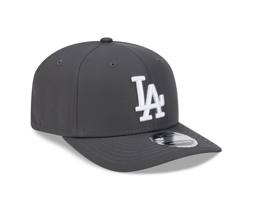 Los Angeles Dodgers MLB New Era Men Grey White 9Seventy Snapback Hat product image 3, provided for visual reference and