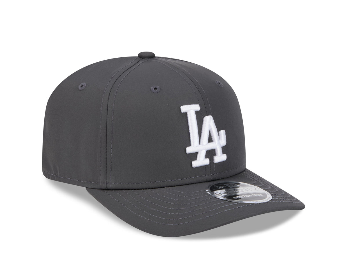 Los Angeles Dodgers MLB New Era Men Grey White 9Seventy Snapback Hat product image 3, provided for visual reference and
