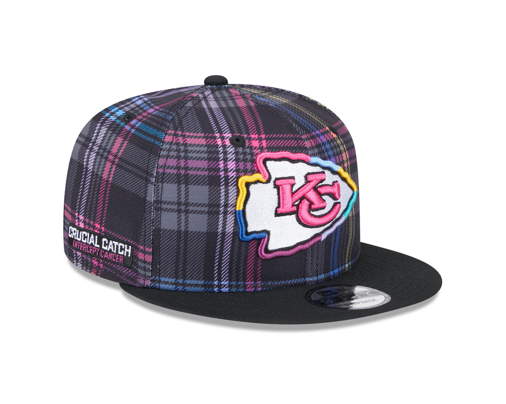 Kansas City Chiefs NFL New Era Men Black 9Fifty Crucial Catch Snapback product image 6, provided for visual reference and