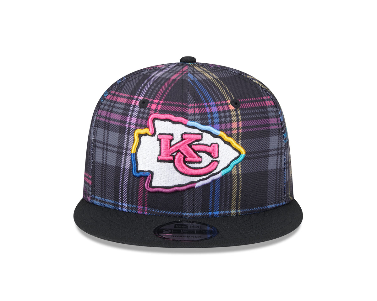 Kansas City Chiefs NFL New Era Men Black 9Fifty Crucial Catch Snapback product image 7, provided for visual reference and