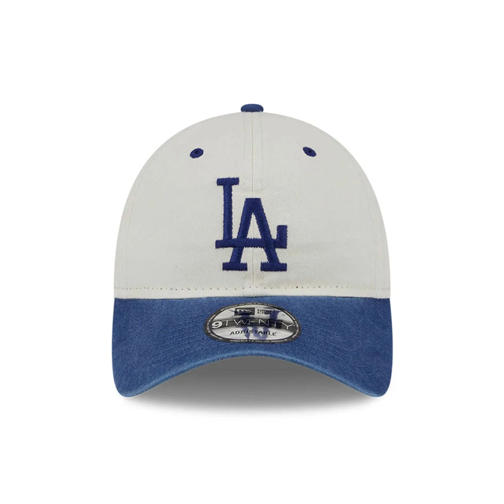 Los Angeles Dodgers MLB New Era Men White/Royal 9Twenty Classic Sidescript Adjustable Hat product image 7, provided for