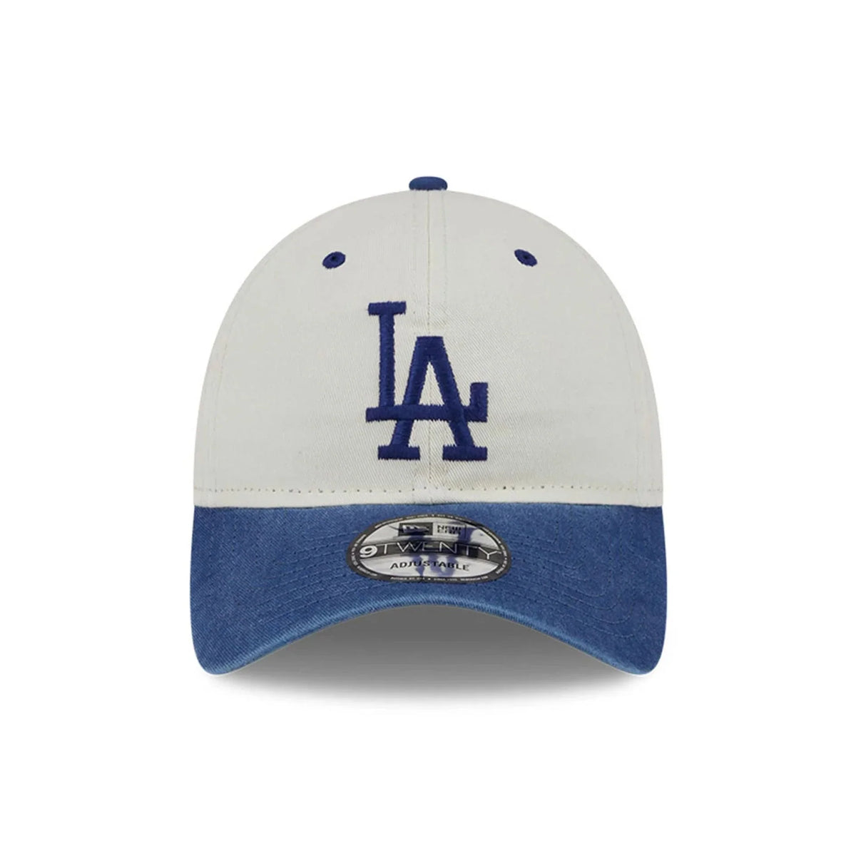 Los Angeles Dodgers MLB New Era Men White/Royal 9Twenty Classic Sidescript Adjustable Hat product image 7, provided for