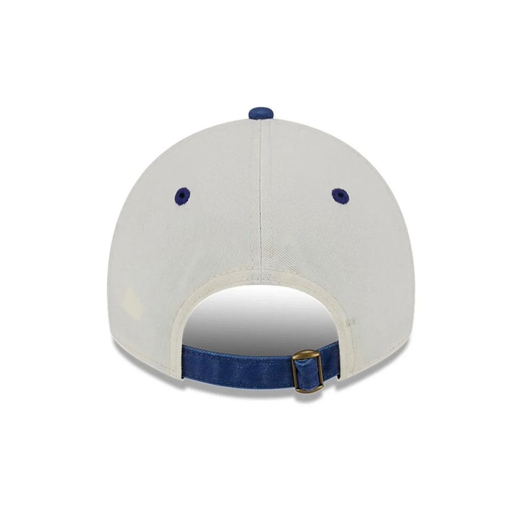 Los Angeles Dodgers MLB New Era Men White/Royal 9Twenty Classic Sidescript Adjustable Hat product image 2, provided for