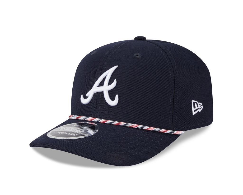 Atlanta Braves MLB New Era Men Navy 9Seventy Multi Rope Snapback product image 1, provided for visual reference and product