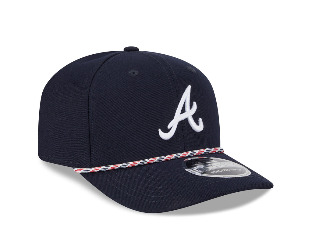 Atlanta Braves MLB New Era Men Navy 9Seventy Multi Rope Snapback product image 2, provided for visual reference and product