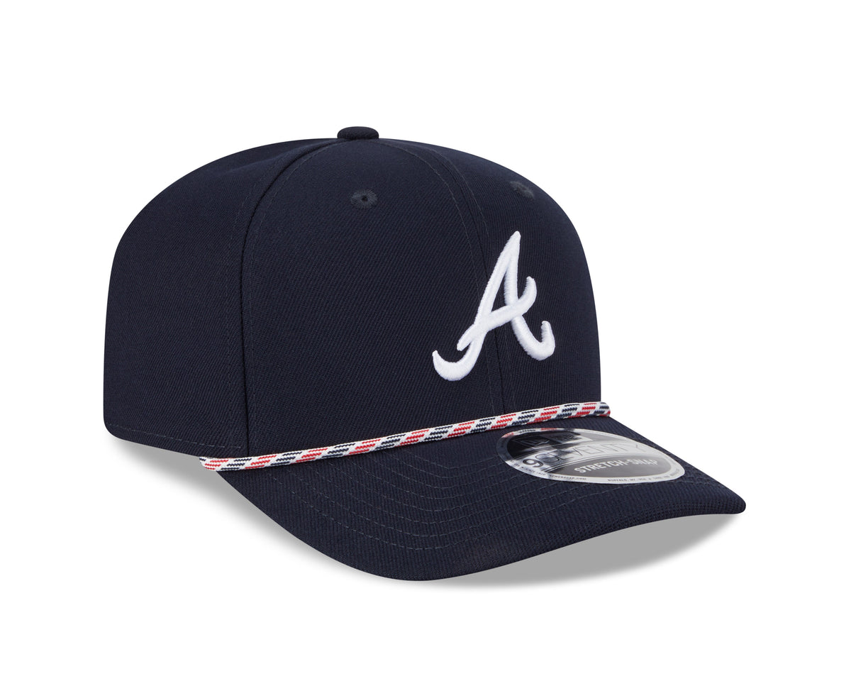 Atlanta Braves MLB New Era Men Navy 9Seventy Multi Rope Snapback product image 2, provided for visual reference and product